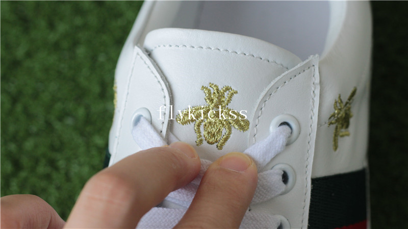 GC Ace Embroidered Sneaker White Bee & Star